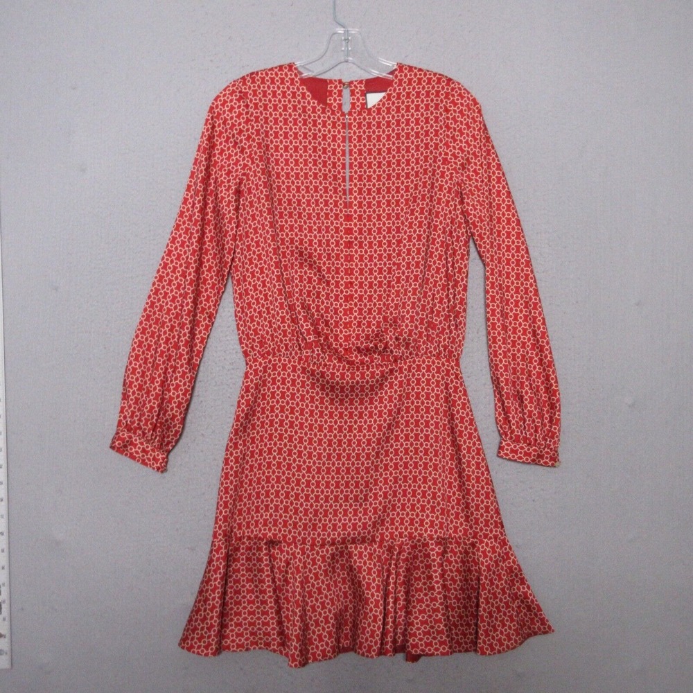 Alexis Dress‎  XS Red Mini Flounce Coretti Rouge Rolo Sateen Wedding Guest